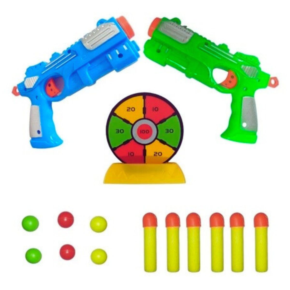 Brinquedo Lança Dardos E Bolinhas The Duel - Ark Toys