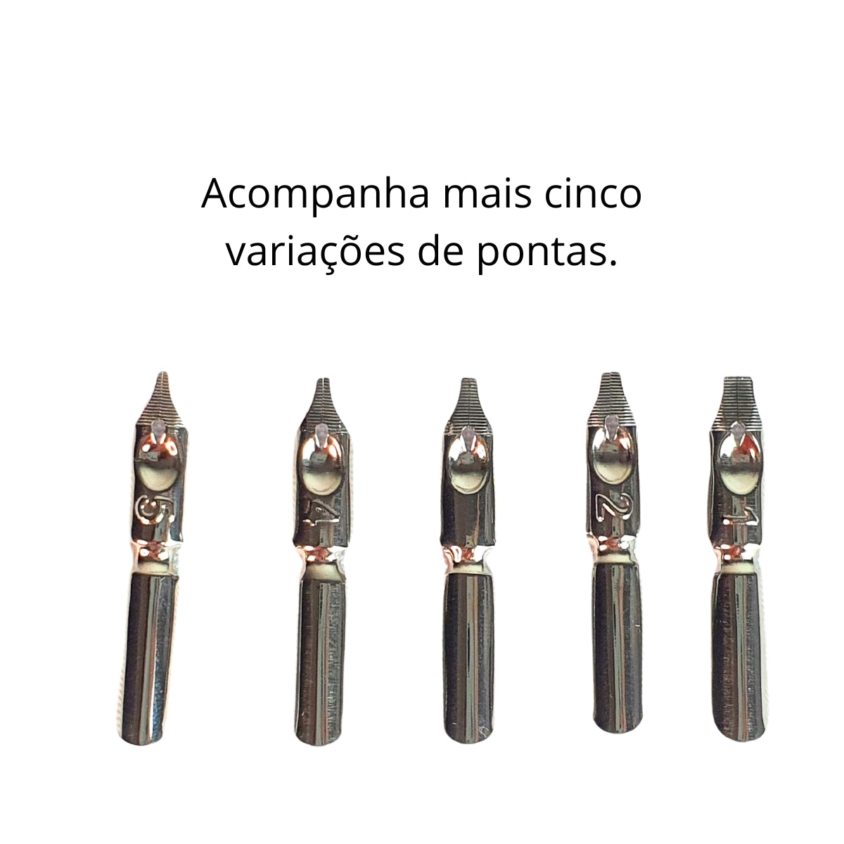 Caneta Tinteiro Simples Com Pena Vermelha