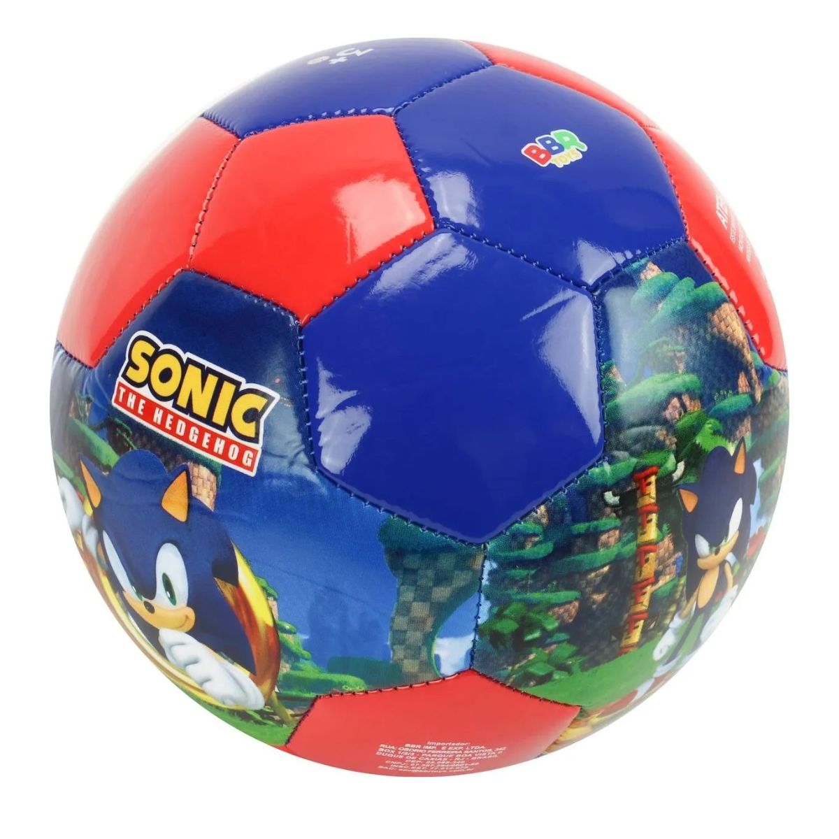 Bola De Futebol Sonic Knuckles The Hedgenog - Bbr Toys