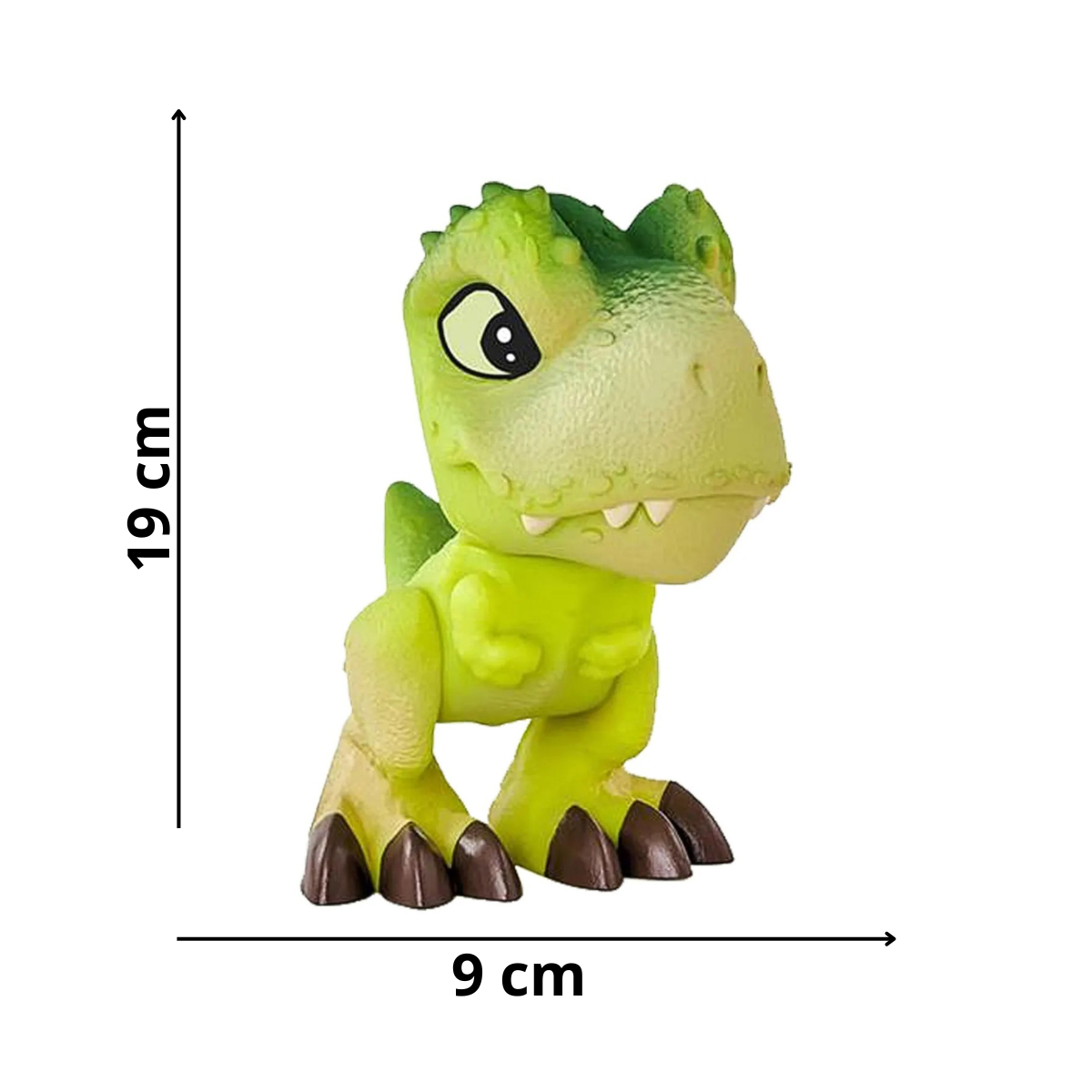 Mini Dino T-rex Verde Na Casinha Jurassic Word - Pupee