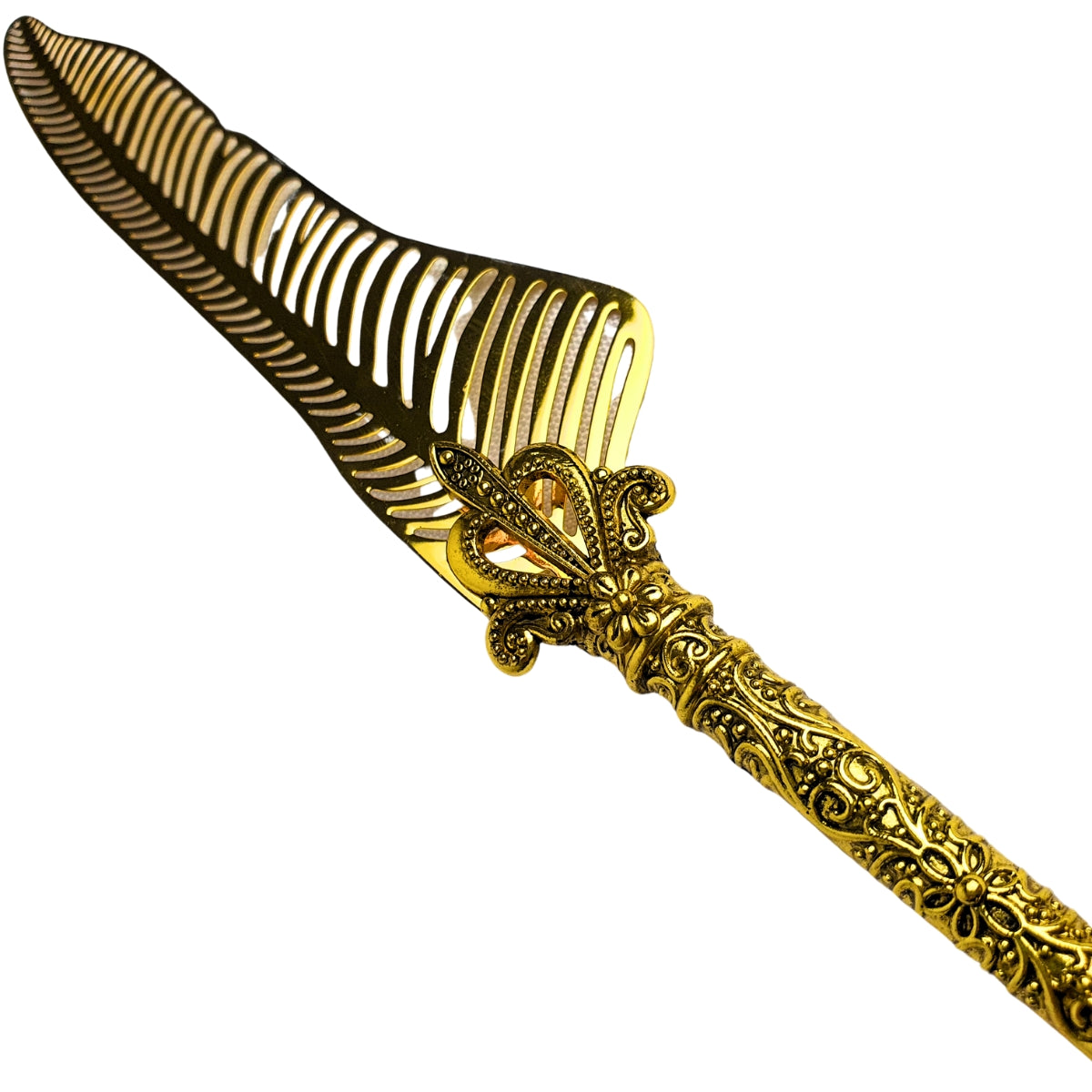 Kit Caneta Tinteiro com Pena de Metal Dourada - Modelo 2