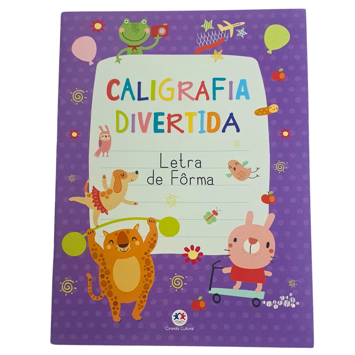 Kit 3 Livros Infantil Apoio Escolar: Cartilha Crescer - Alfabeto + Caligrafia Divertida Letra Cursiva + Caligrafia Divertida Letra De Forma - Ciranda Cultural