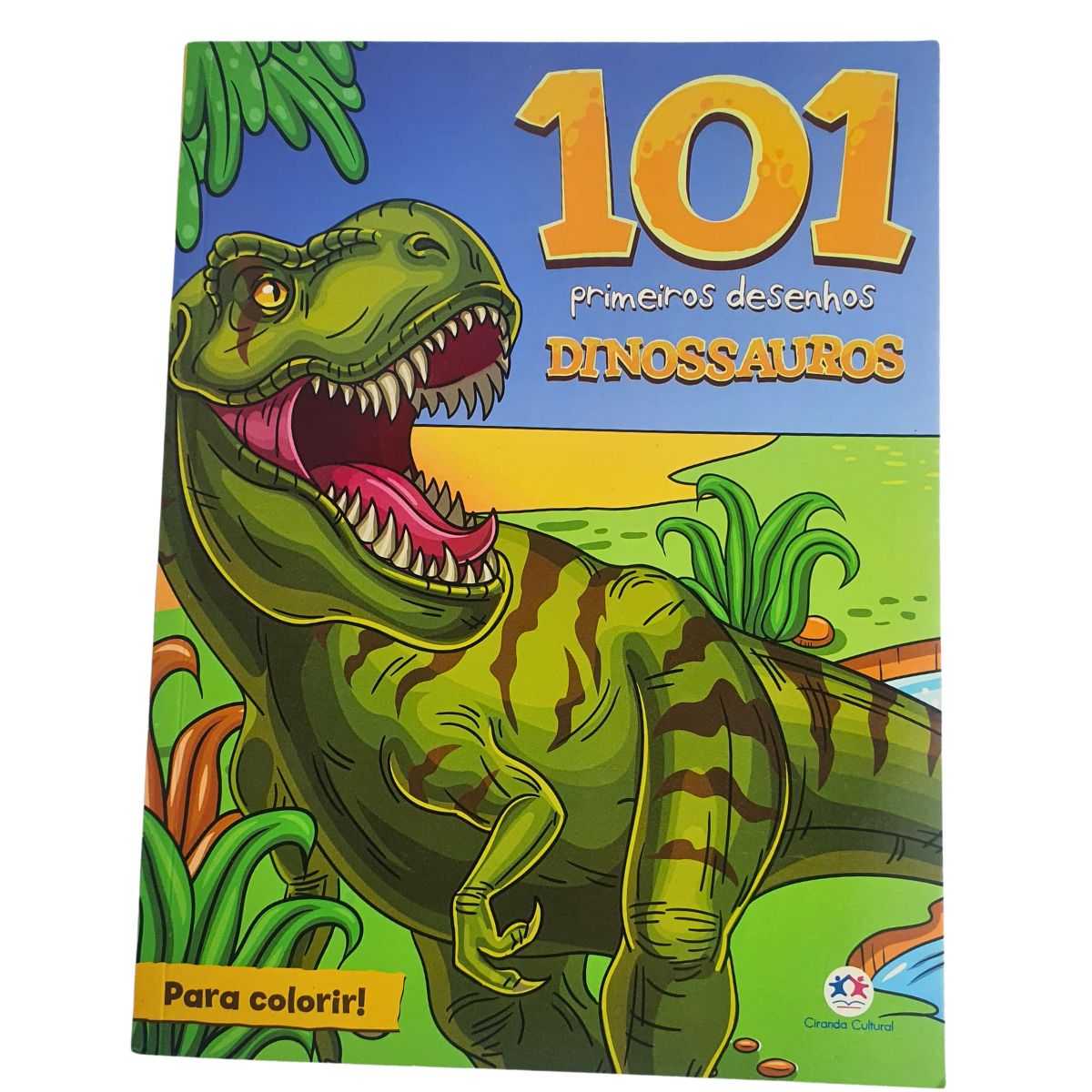 Kit 2 Livros Infantil: Lousa Magnética Dinossauros + 101 Primeiros Desenhos Dinossauros - Ciranda Cultural