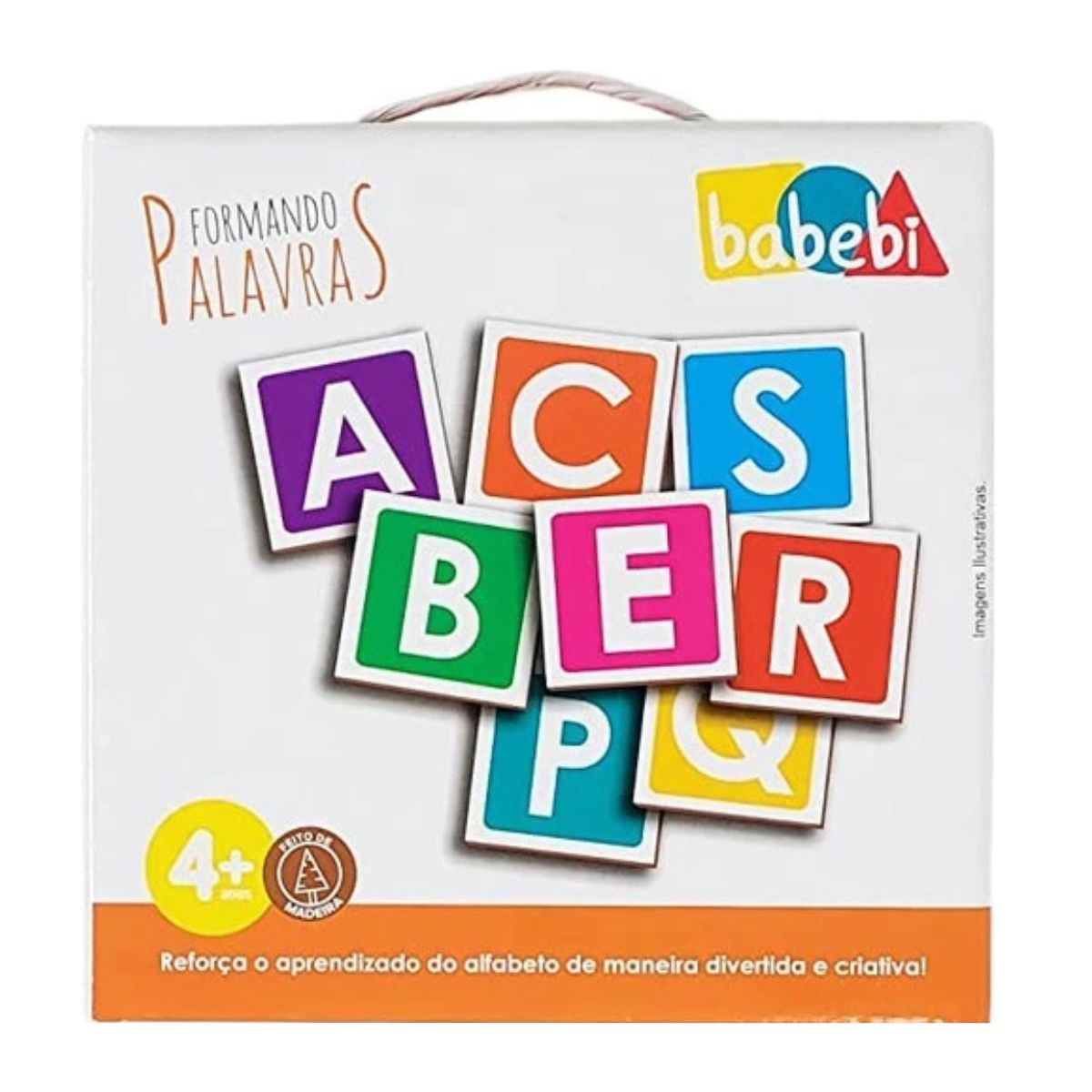 Brinquedo Jogo Educativo Didático Formando Palavras - Babebi