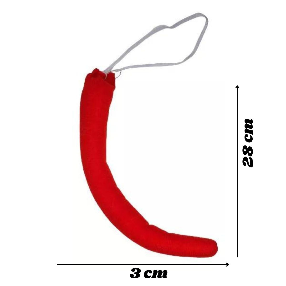 Kit Fantasia Diabinho Festa Carnaval Cosplay Halloween Tiara / Gravata / Rabinho + Tridente