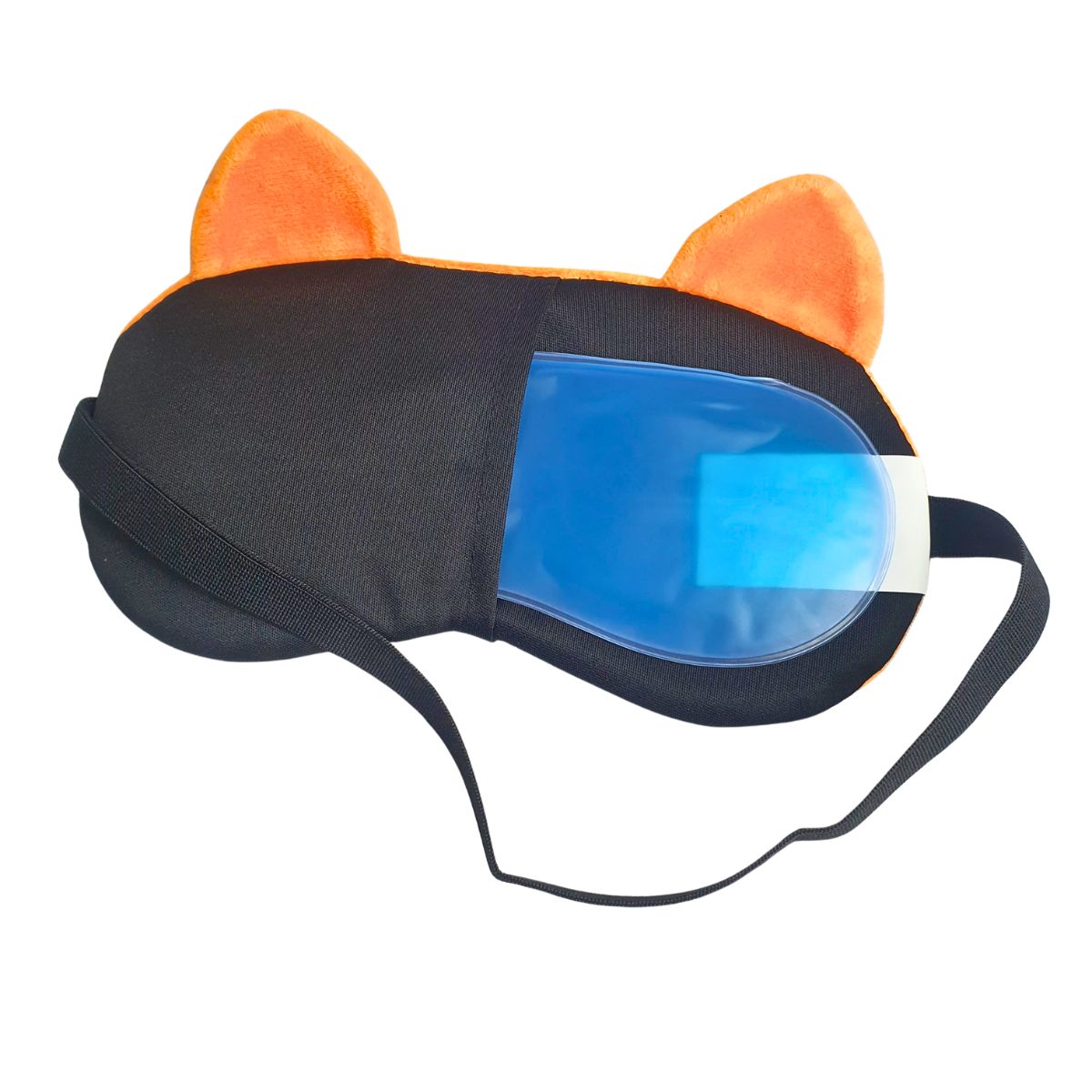 Máscara Gato Laranja - Máscara de Descanso com Bolsa em Gel
