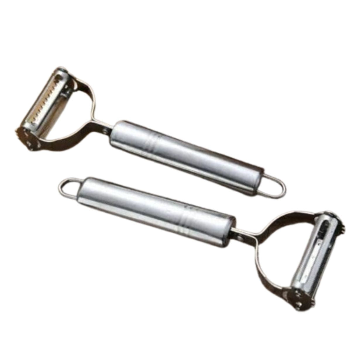 Descascador E Fatiador De Legumes Inox 2 Em 1