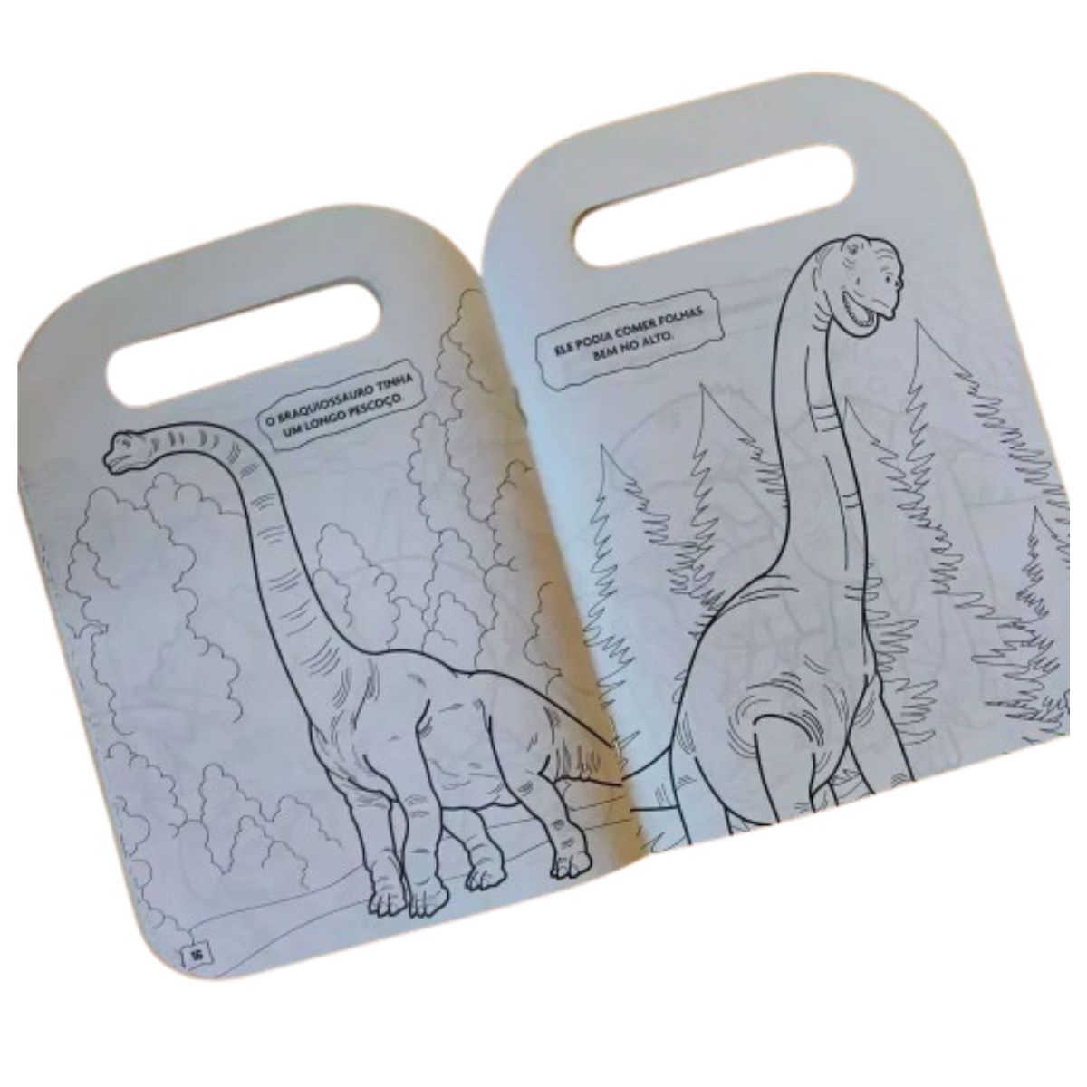 Livro De Colorir Dinossauros Com Alça - Ciranda Cultural