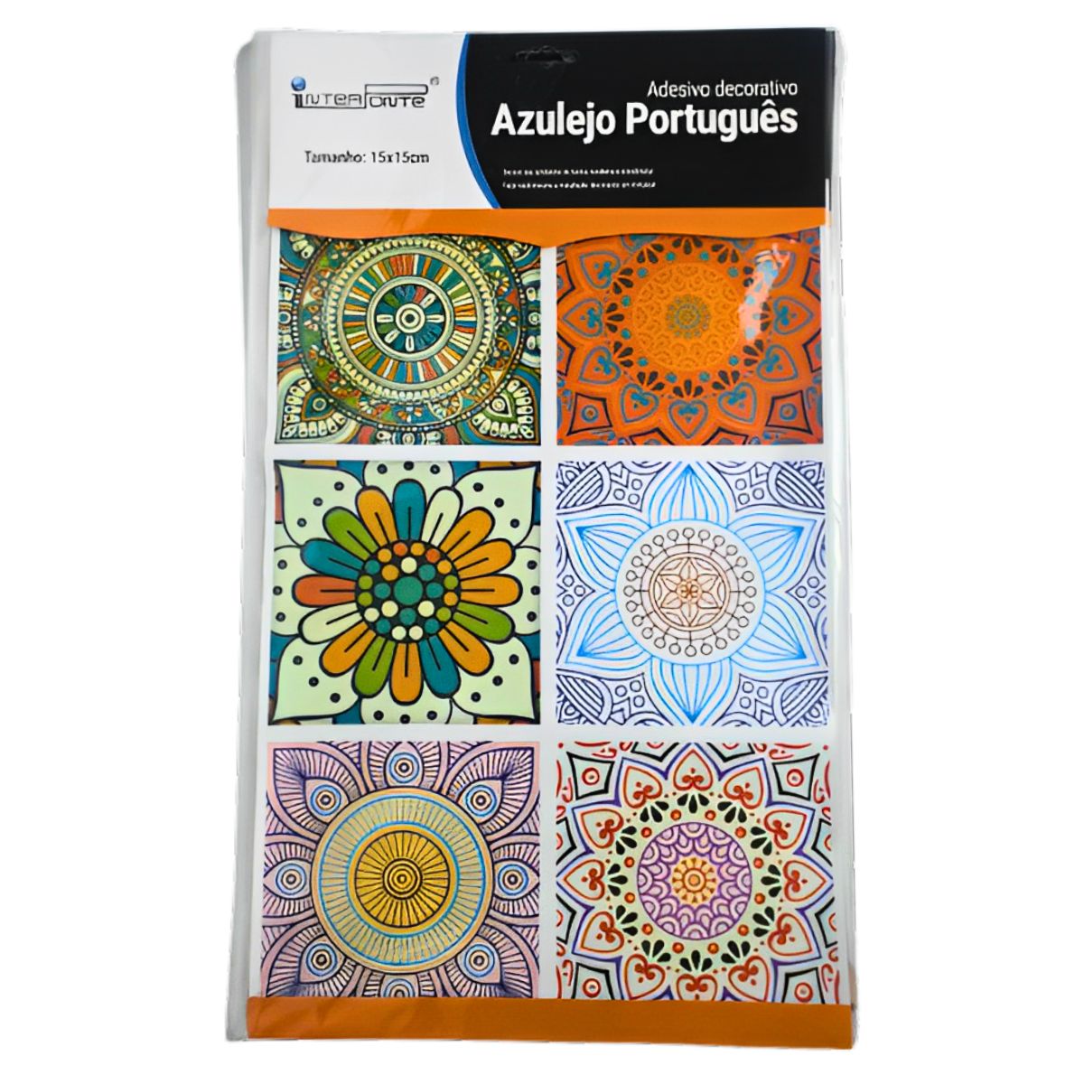 Papel De Parede Adesivo Azulejo Português Colorido Variados