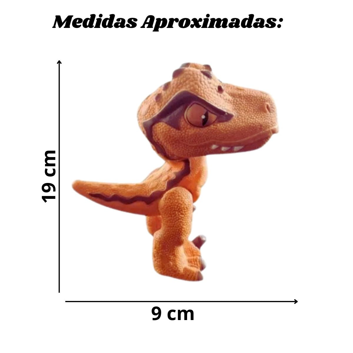 Mini Dino Echo Laranja Na Casinha Jurassic Word - Pupee