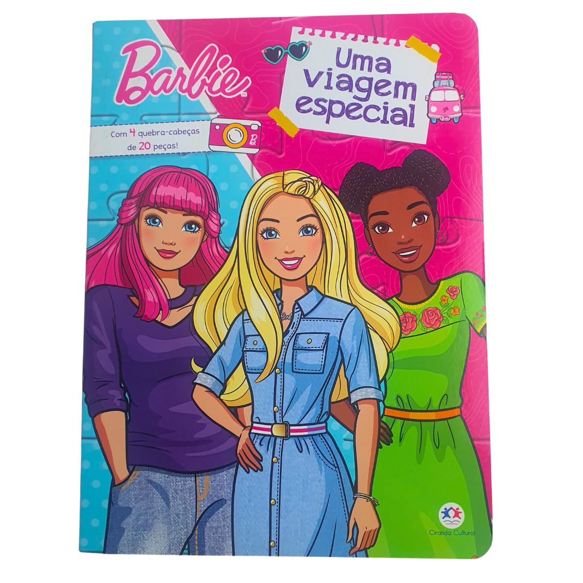 Kit 2 Livros Infantil: Quebra-cabeça Barbie: Uma Viagem Especial + Barbie E O Segredo Das Fadas - Ciranda Cultural