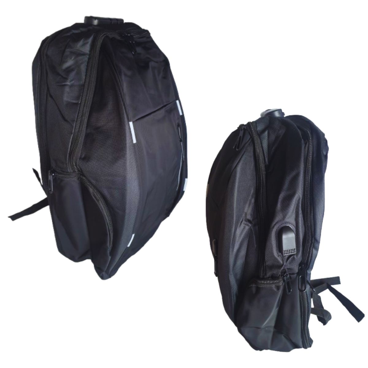 Mochila Antifurto Impermeável Preto Usb Com Trava E Código