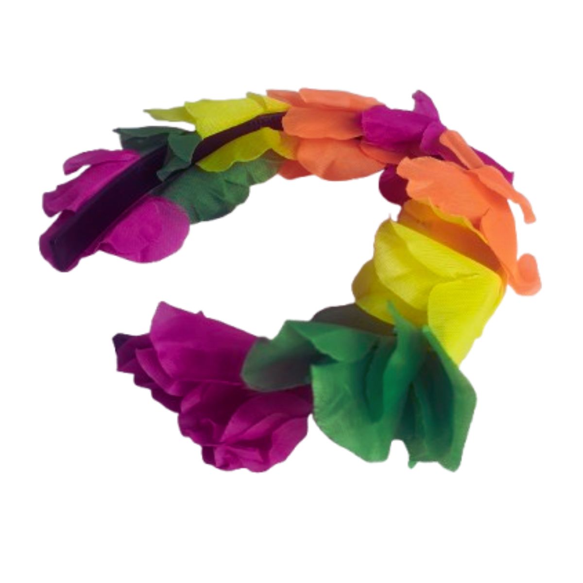 Tiara Havaiana Festa Fantasia Carnaval Neon Luau