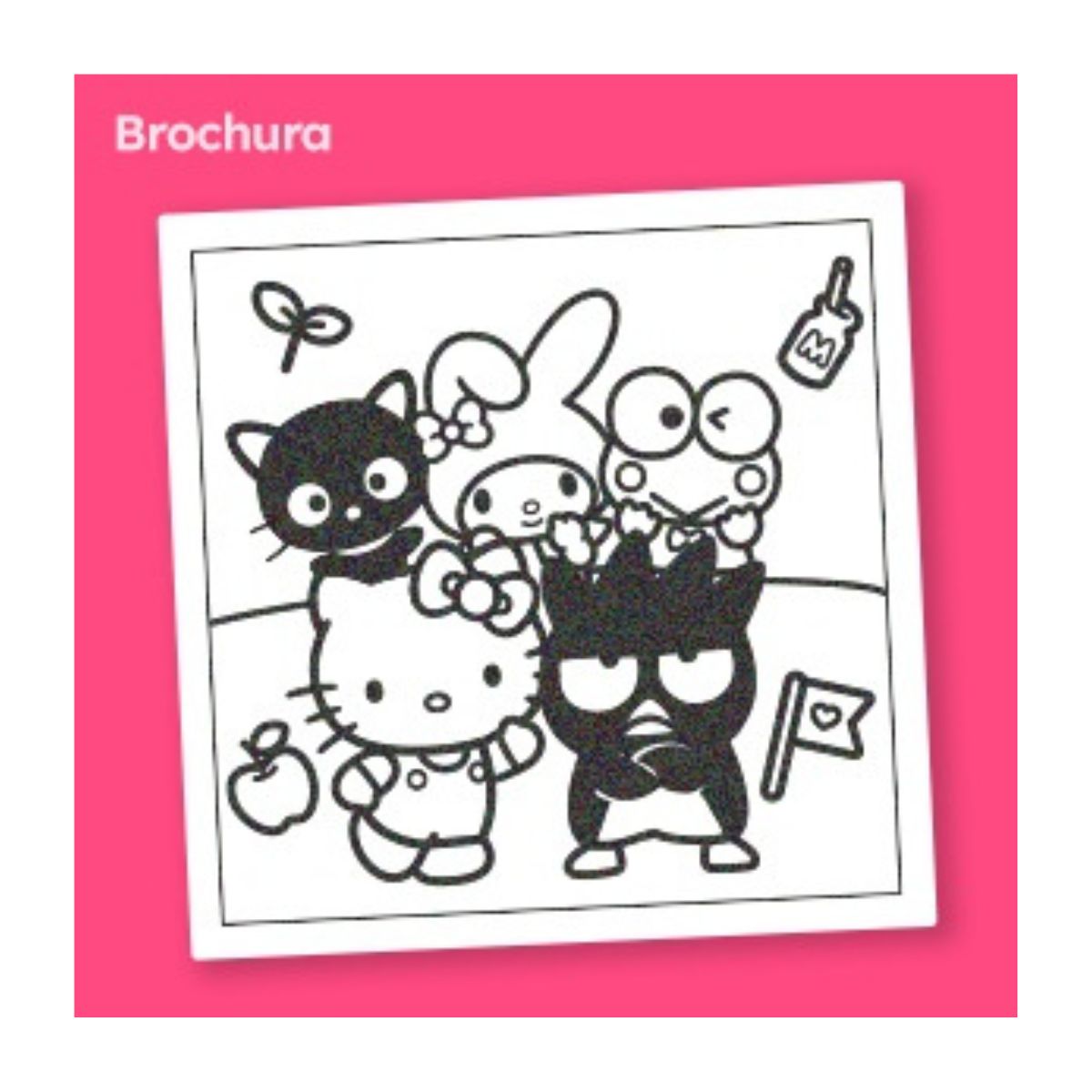 Livro Hello Kitty And Friends - Cozy Coloring Book Bobbie Goods - Para Colorir / Relaxar / Atividades - Mood / Ciranda Cultural