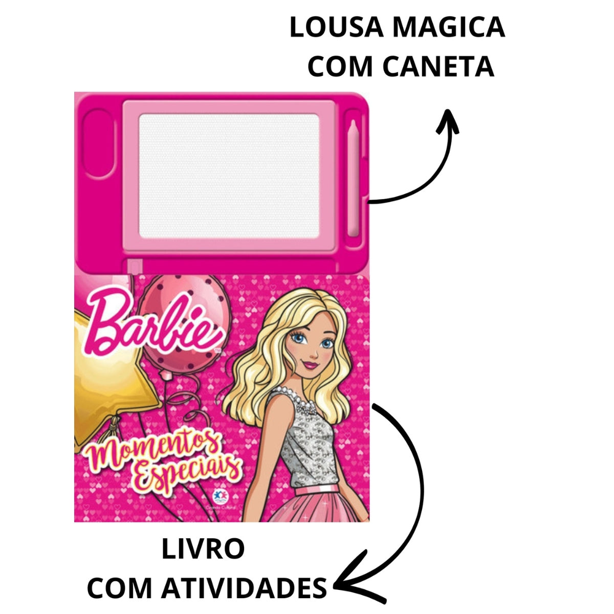 Livro Lousa Magnética Barbie - Momentos Especiais - Ciranda Cultural