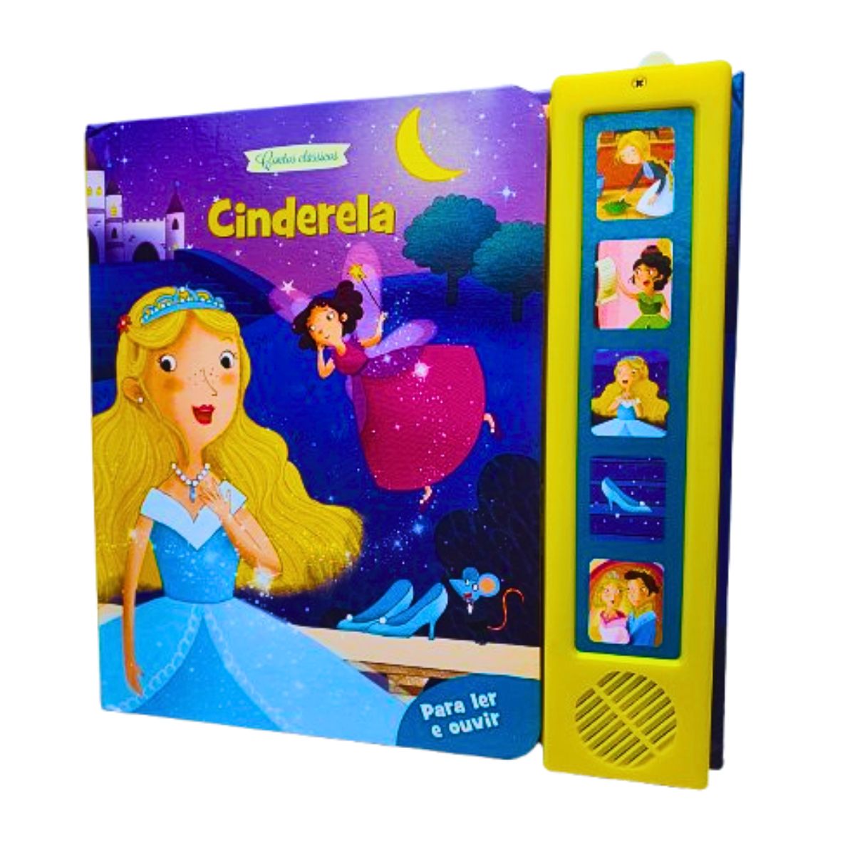 Livro Infantil Sonoro Contos Clássicos Cinderela / Ler E Ouvir - Ciranda Cultural
