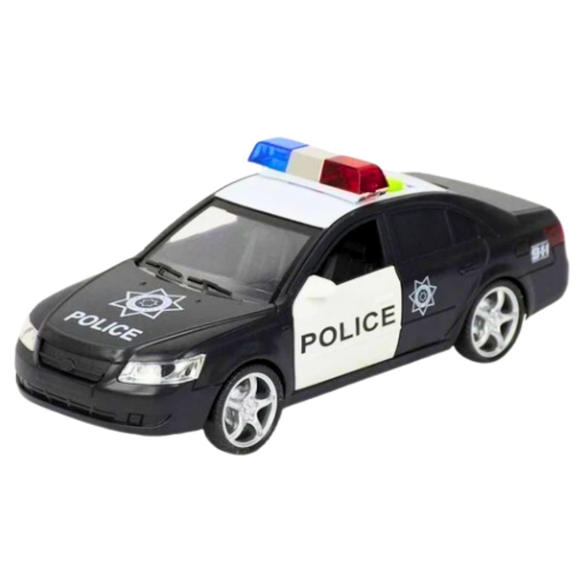 Kit 2 Carros De Polícia Com Som E Luz Mega City - Bbr Toys