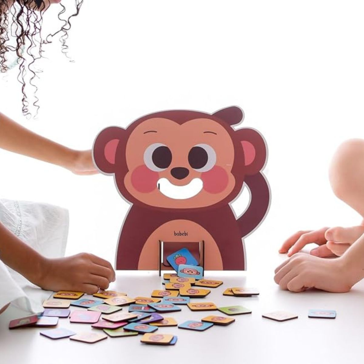Brinquedo Jogo Educativo Didático Alimente Bem O Macaquinho - Babebi
