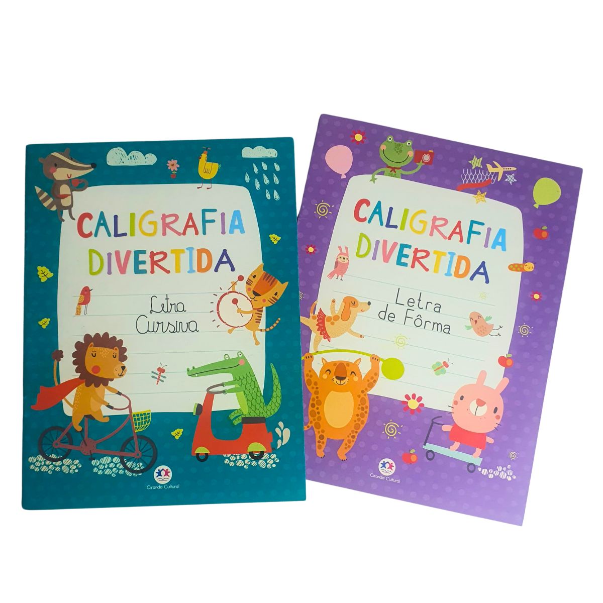 Kit 6 Livros Infantil Apoio Escolar: Cartilha Crescer - Alfabeto + Caligrafia Letra Cursiva + Caligrafia Letra De Forma + Aprenda Matemática + Aprenda A Tabuada + Caminho Das Letras - Ciranda Cultural
