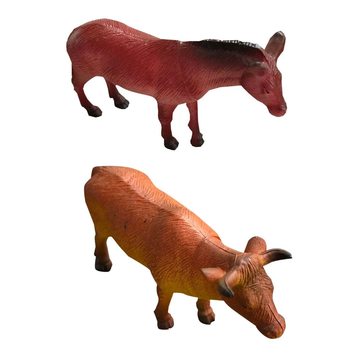 Kit Animais Vida Na Fazenda Brinquedo Médio 9 Peças - Ark Toys