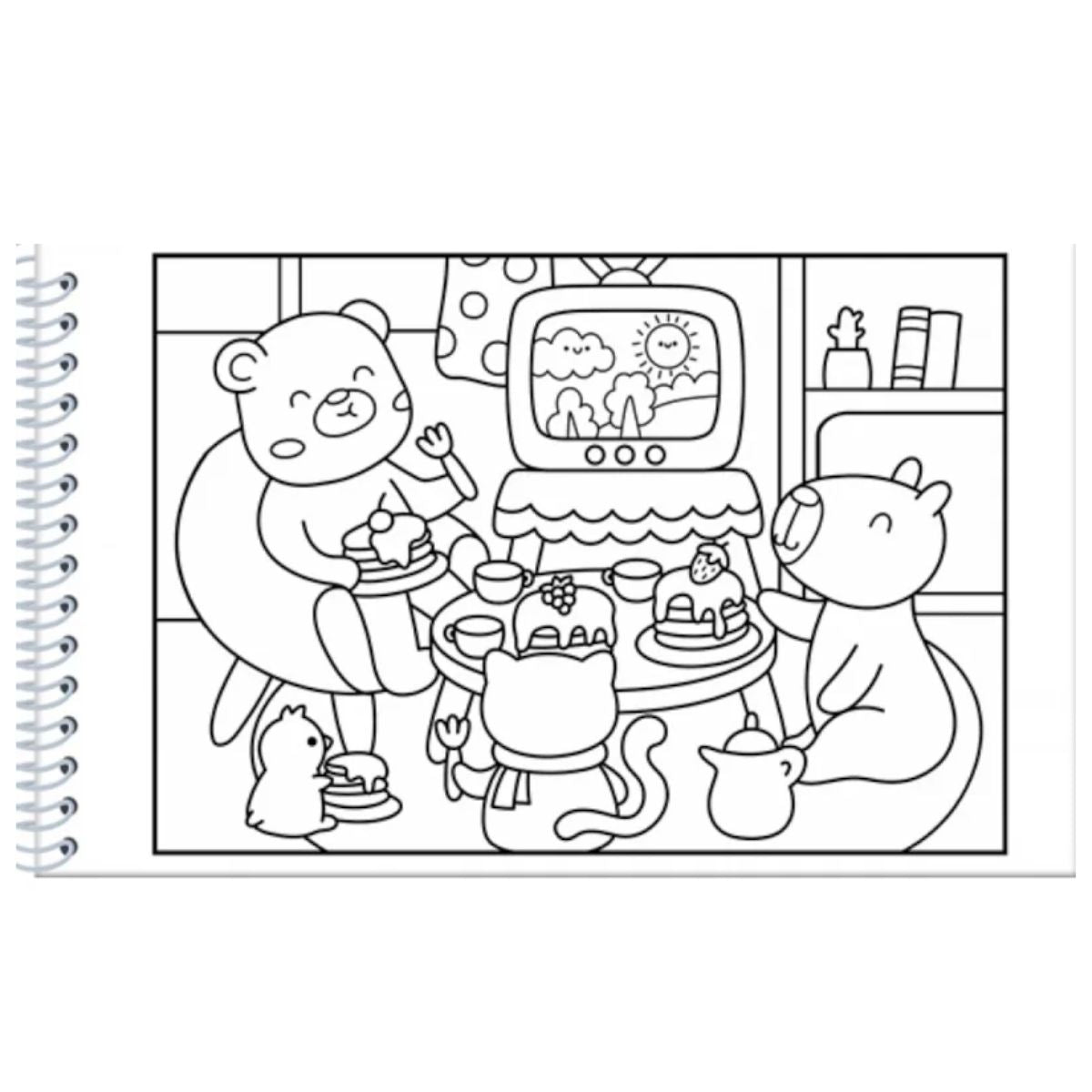 Livro Comfy & Cozy Blue Bobbie Goods - Para Colorir / Relaxar / Atividades - Ciranda Cultural