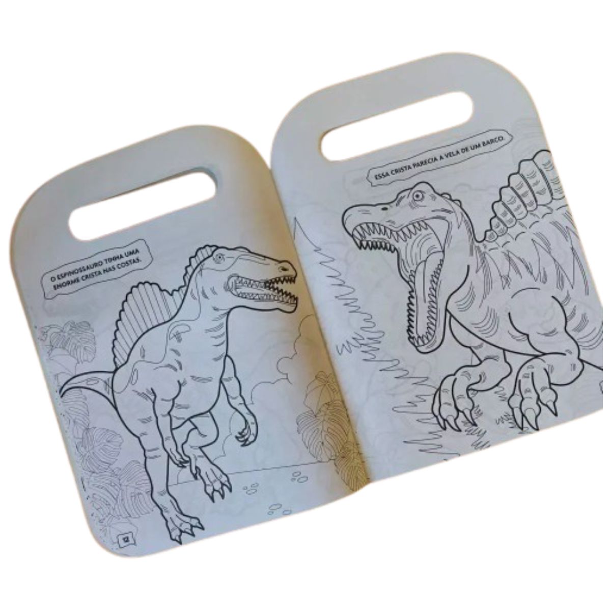 Livro De Colorir Dinossauros Com Alça - Ciranda Cultural