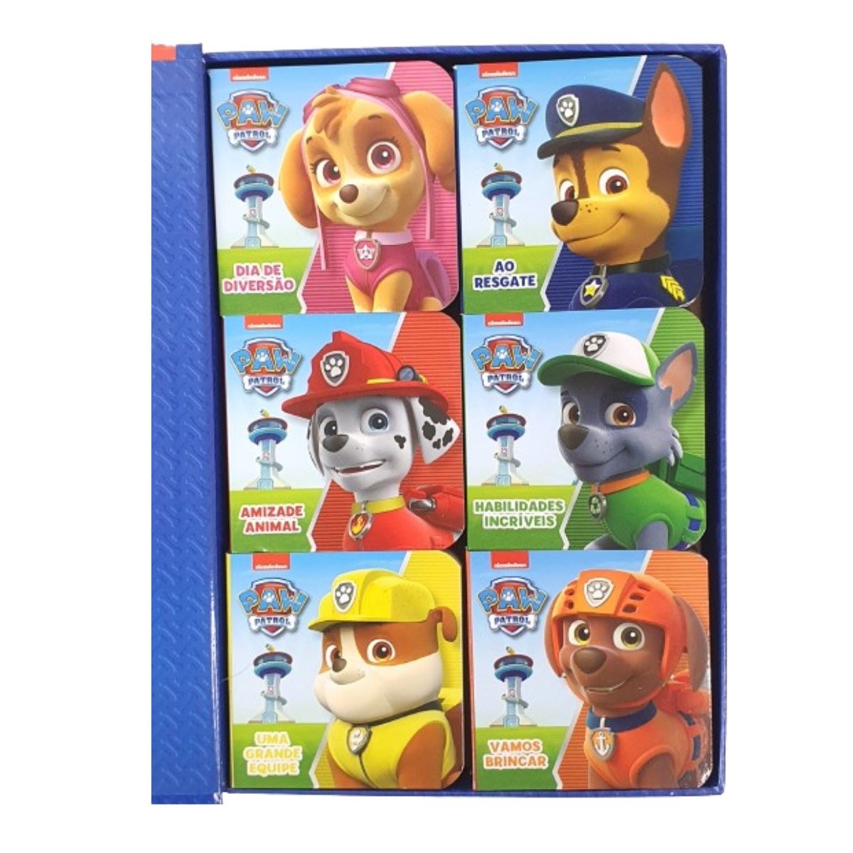 Livros Box Com 6 Minilivros Patrulha Canina - Histórias De Aventura - Ciranda Cultural