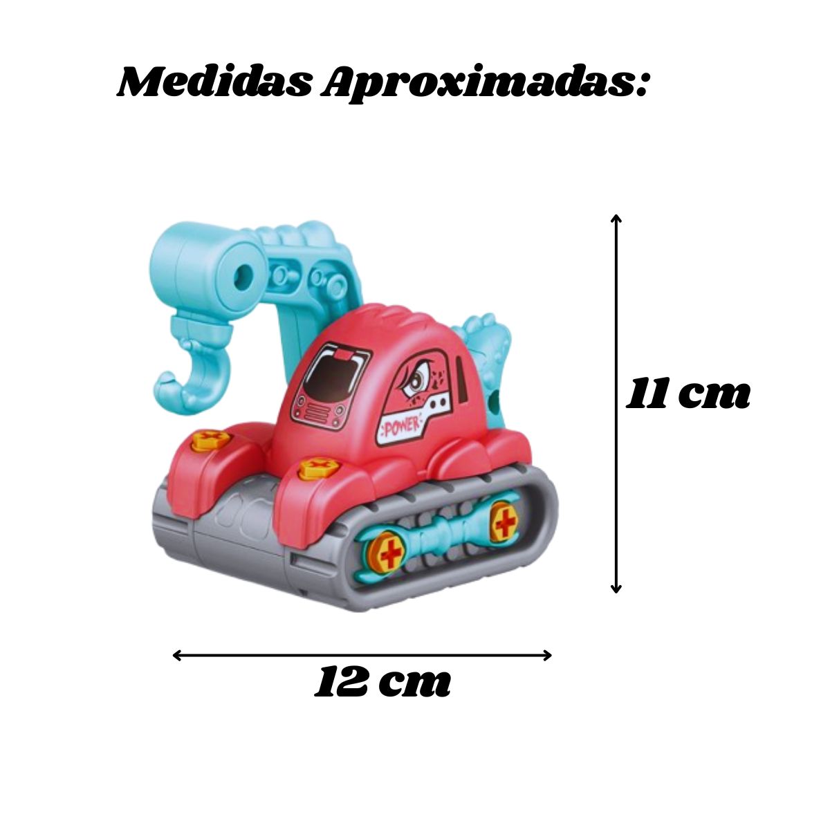 Brinquedo Caminhão Guincho Aprenda A Montar / Monta e Desmonta - Dm Toys