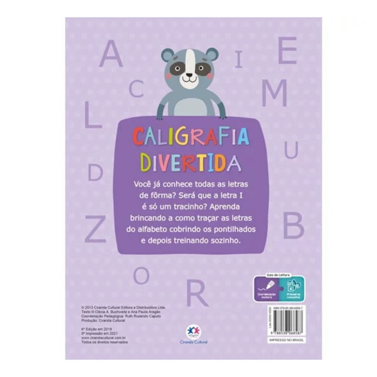 Kit 3 Livros Infantil Apoio Escolar: Cartilha Crescer - Alfabeto + Caligrafia Divertida Letra Cursiva + Caligrafia Divertida Letra De Forma - Ciranda Cultural