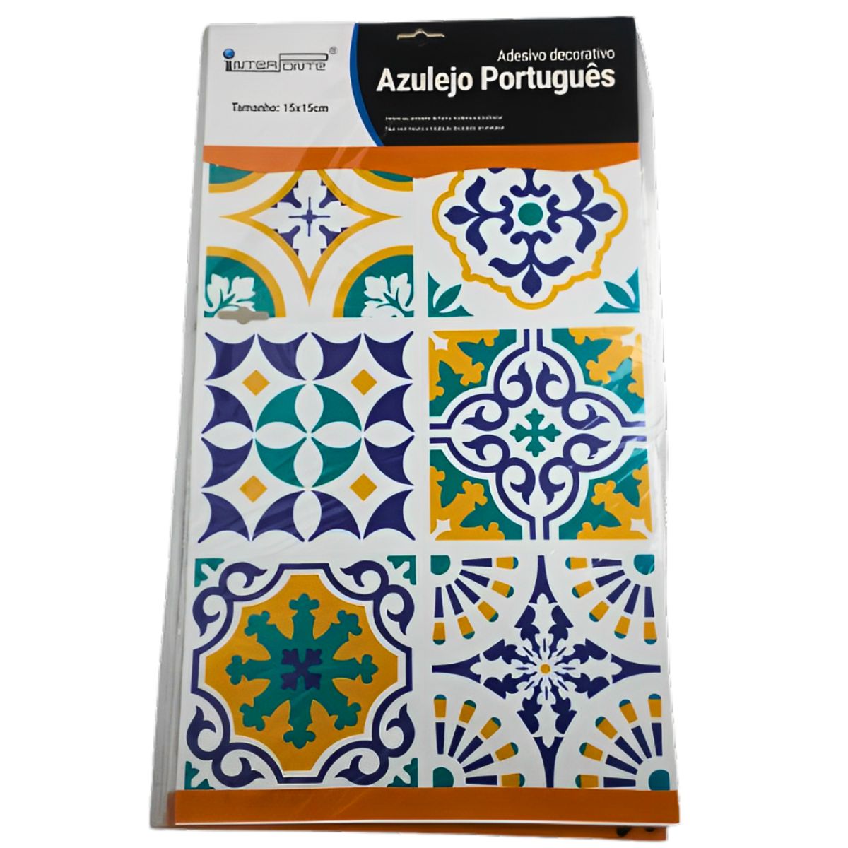 Papel De Parede Adesivo Azulejo Português Colorido Variados