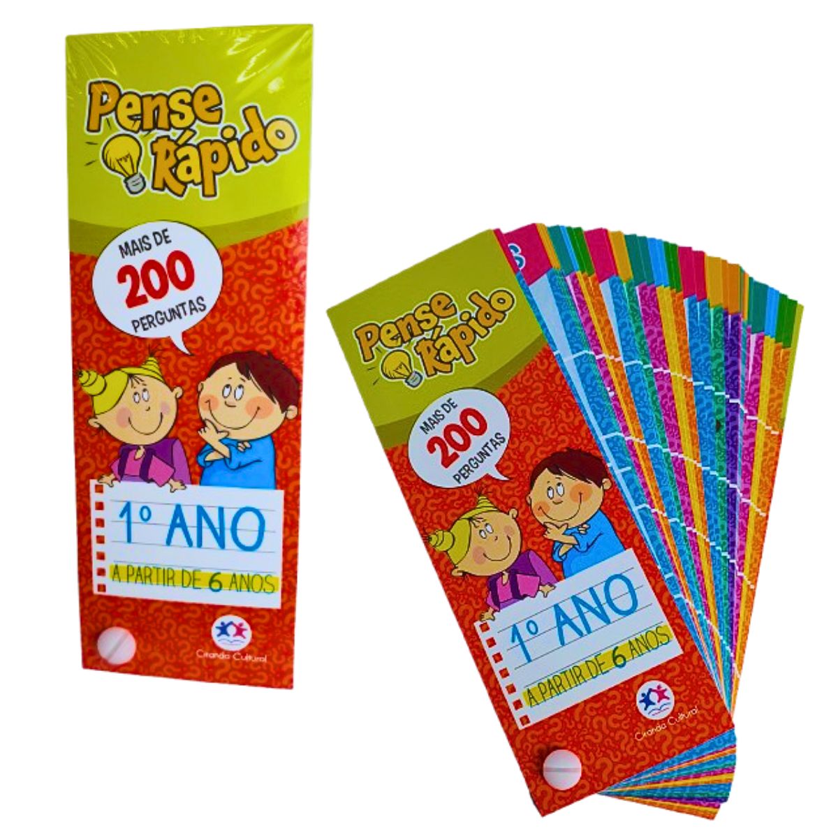 Livro Infantil Flash Cards Pense Rápido / 1° Ano (6 Anos) - Ciranda Cultural