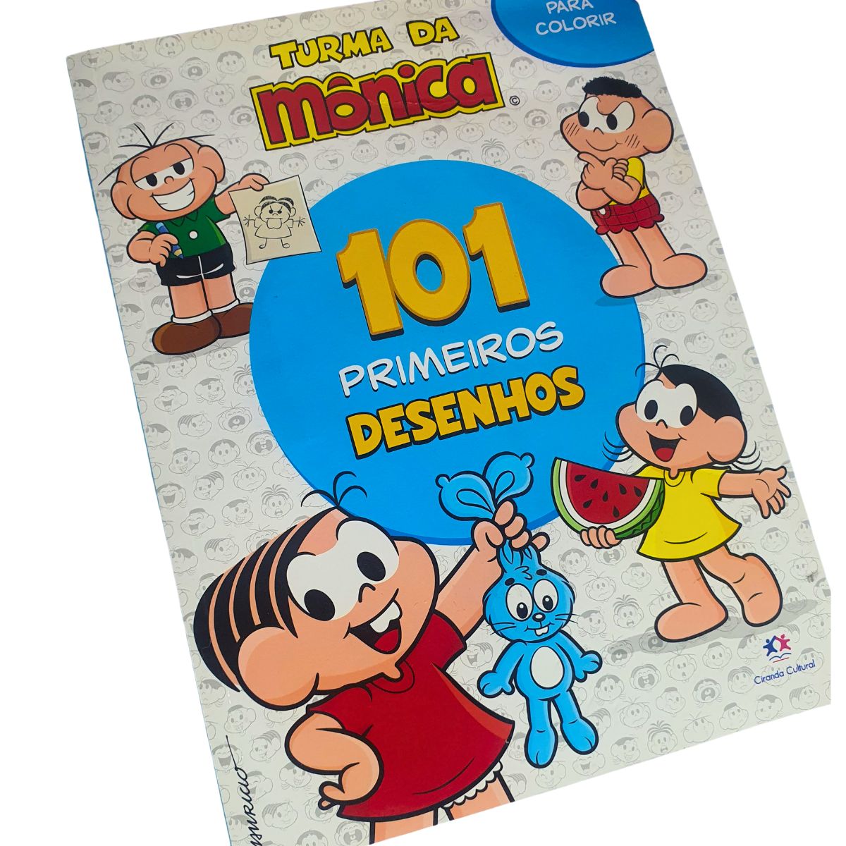 Kit 3 Livros Infantil Turma Da Mônica: Que Horas São + Lousa Magnética + 101 Primeiros Desenhos - Ciranda Cultural