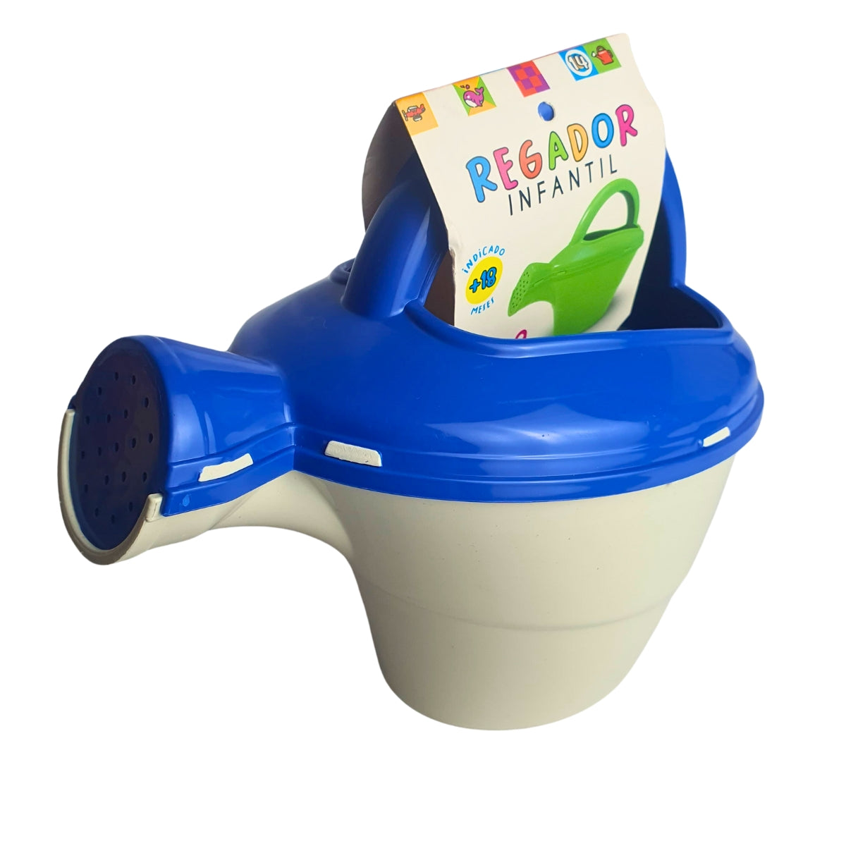 Regador Infantil Azul Com Branco - Brinquedo Para Piscina e Praia