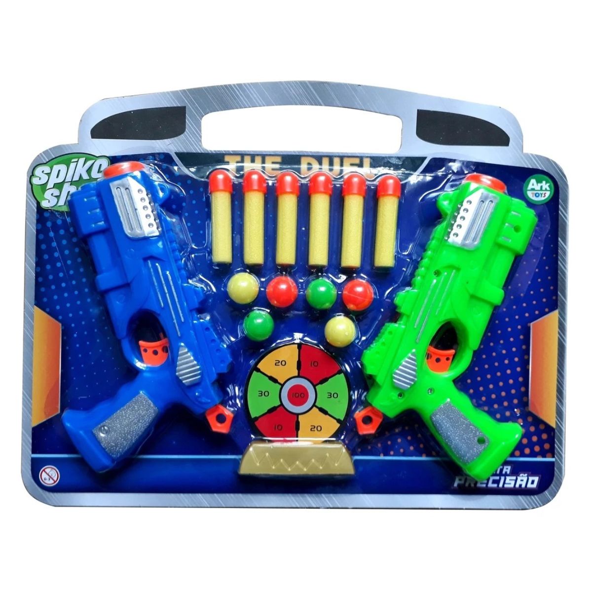 Brinquedo Lança Dardos E Bolinhas The Duel - Ark Toys