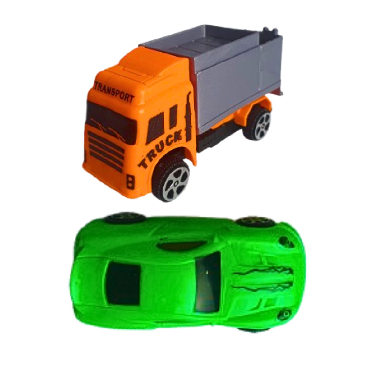 Kit Mini Caminhões De Construção E Mini Carros Sortidos - Ark Toys