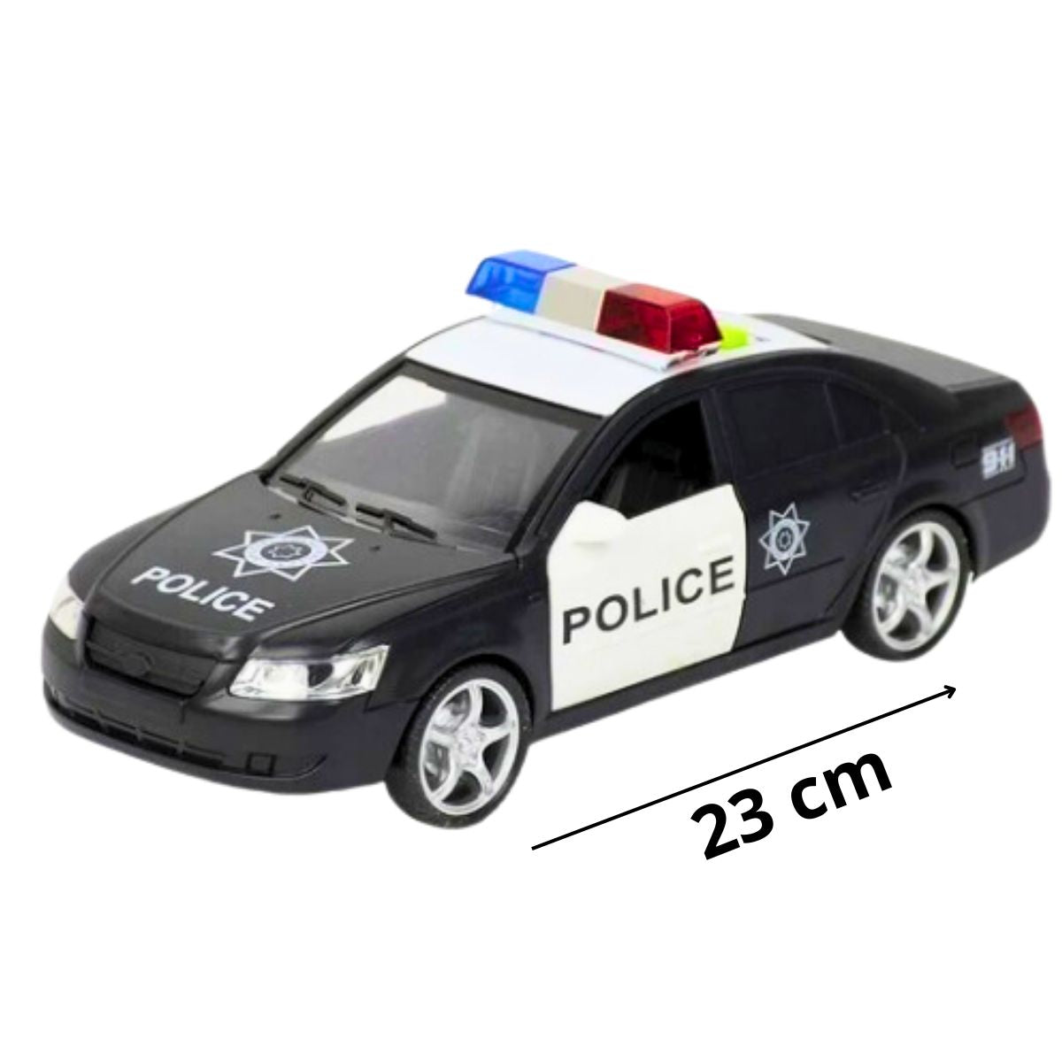 Kit 2 Carros De Polícia Com Som E Luz Mega City - Bbr Toys