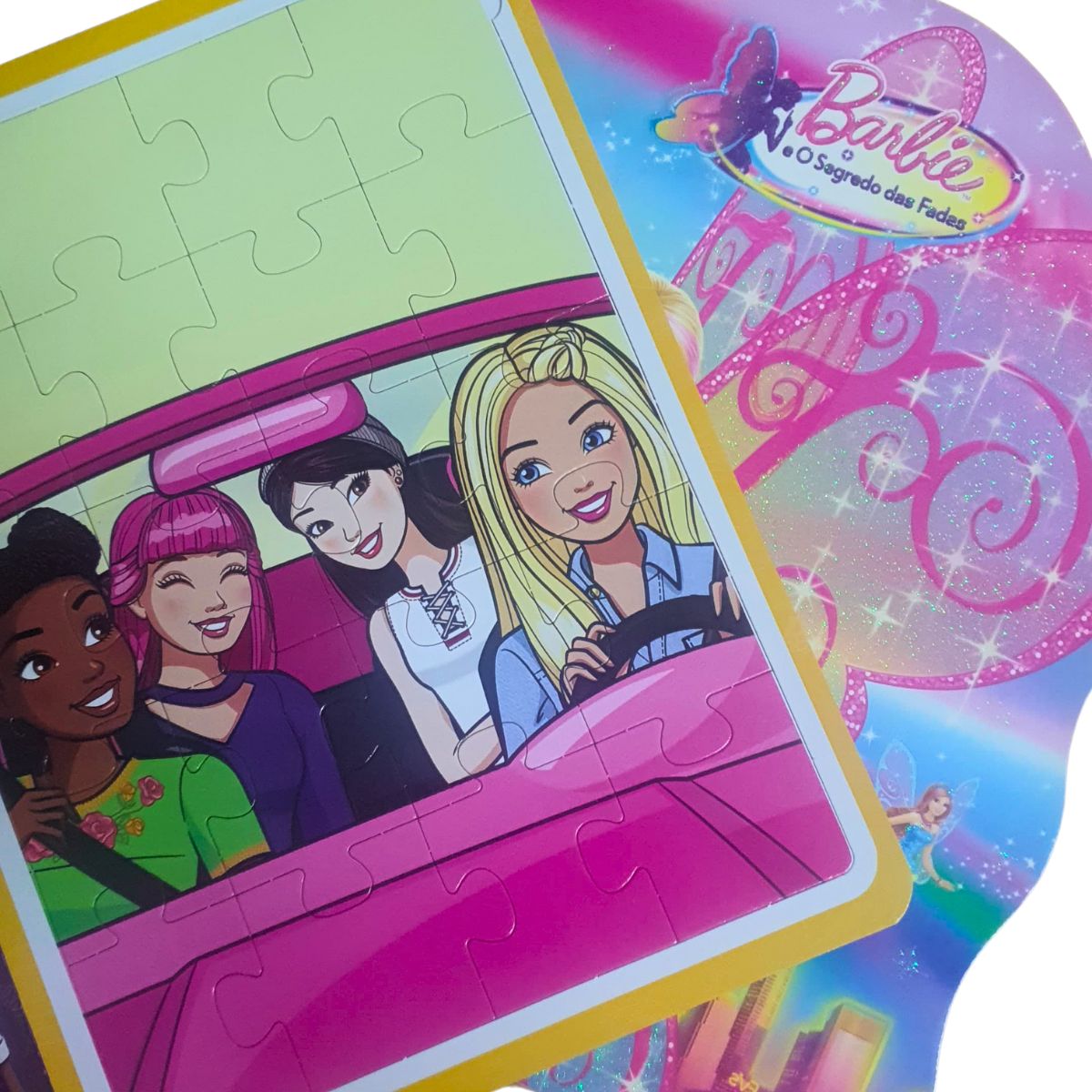 Kit 2 Livros Infantil: Quebra-cabeça Barbie: Uma Viagem Especial + Barbie E O Segredo Das Fadas - Ciranda Cultural