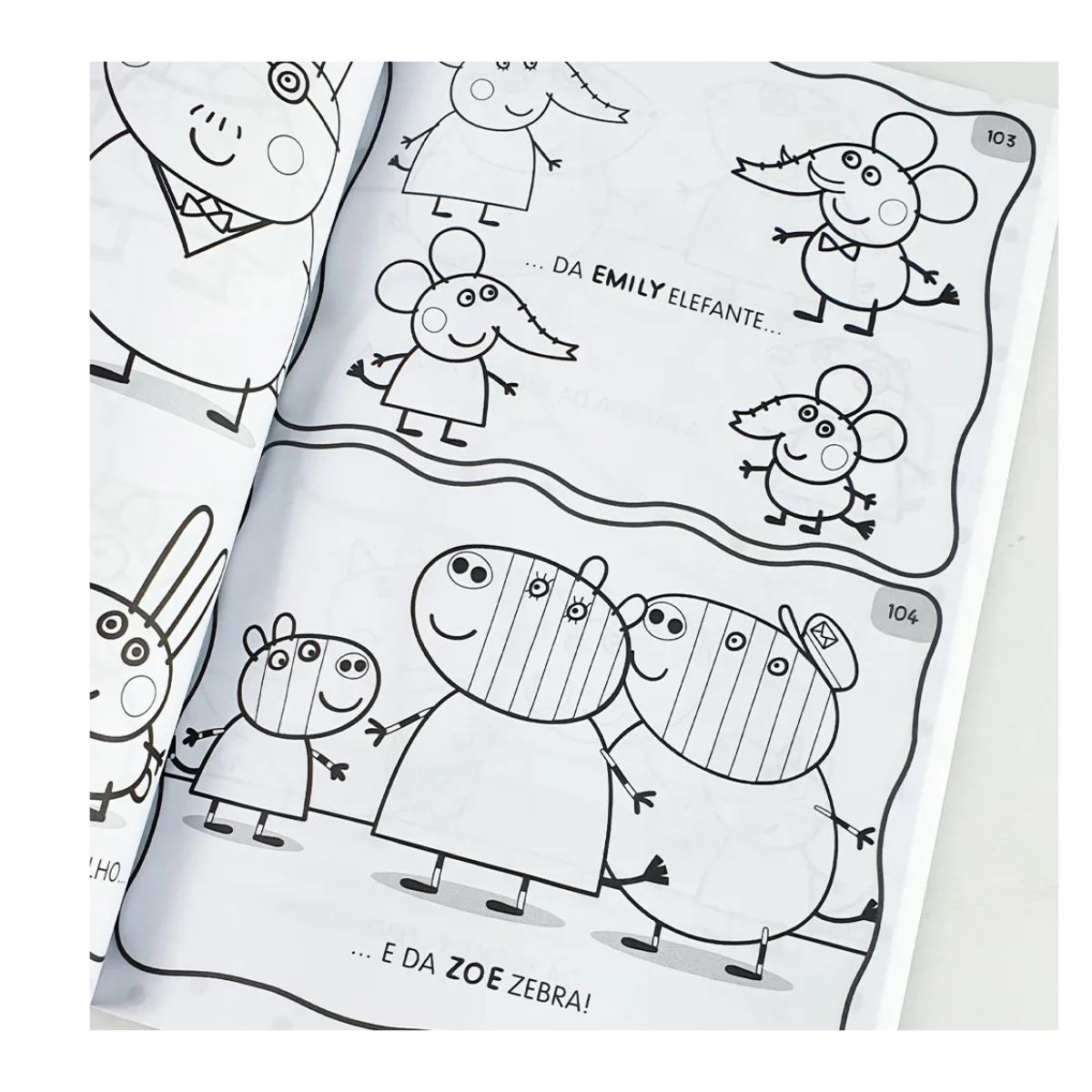 Kit 2 Livros Infantil Peppa Pig: 365 Atividades E Desenhos Para Colorir + Lousa Magnética Meus Primeiros Desenhos - Ciranda Cultural