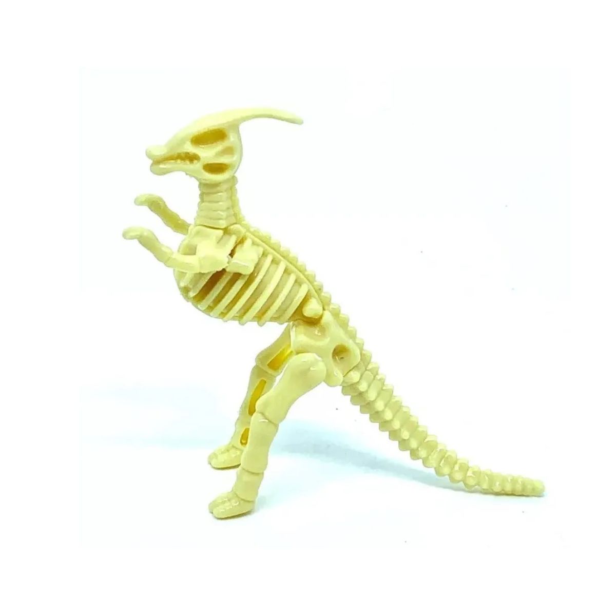 Brinquedo Kit 4 Dinossauros Fósseis Esqueleto Montar Mini