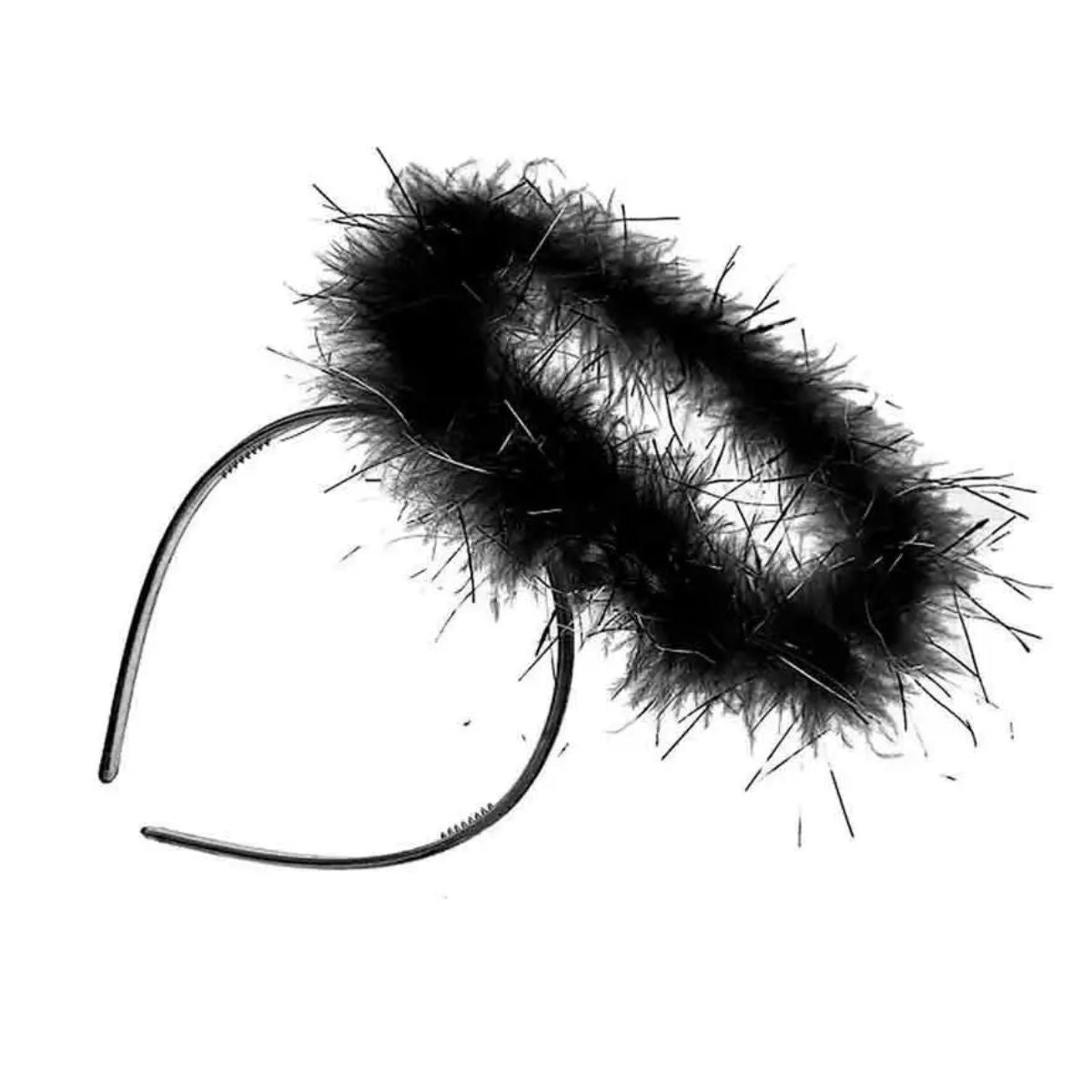 Kit Fantasia Anjo Preto Festa Cosplay Carnaval Halloween Tiara Auréola / Asa