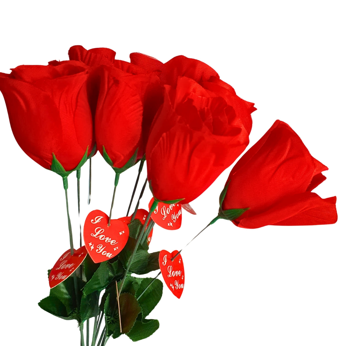 Kit de 10 Rosas Artificiais Perfumadas no Celofane