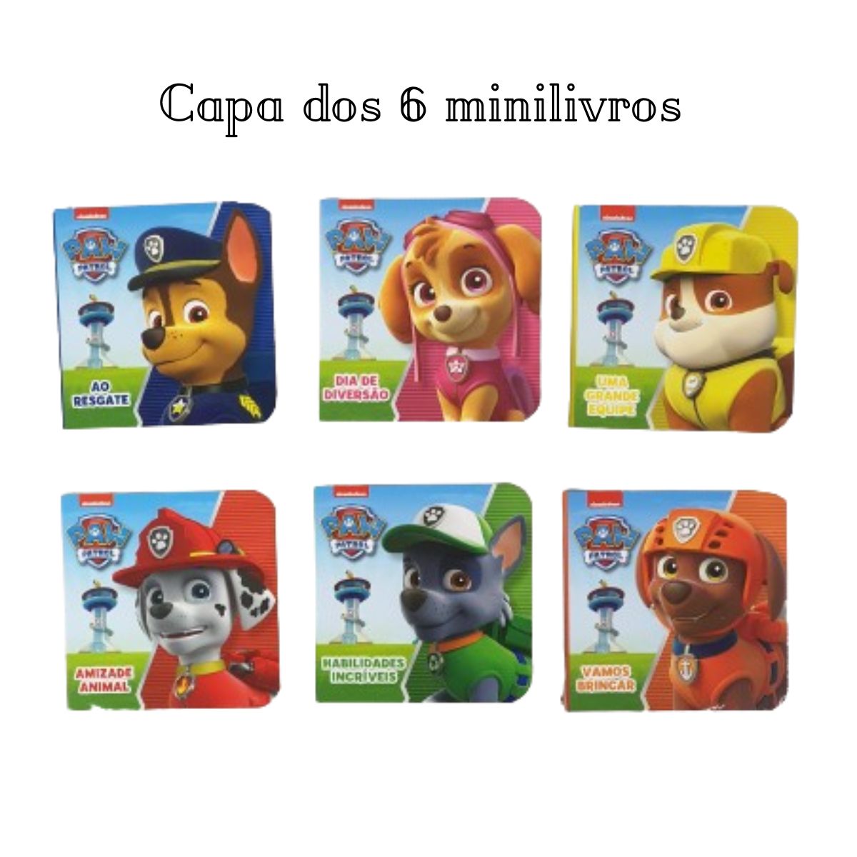 Livros Box Com 6 Minilivros Patrulha Canina - Histórias De Aventura - Ciranda Cultural