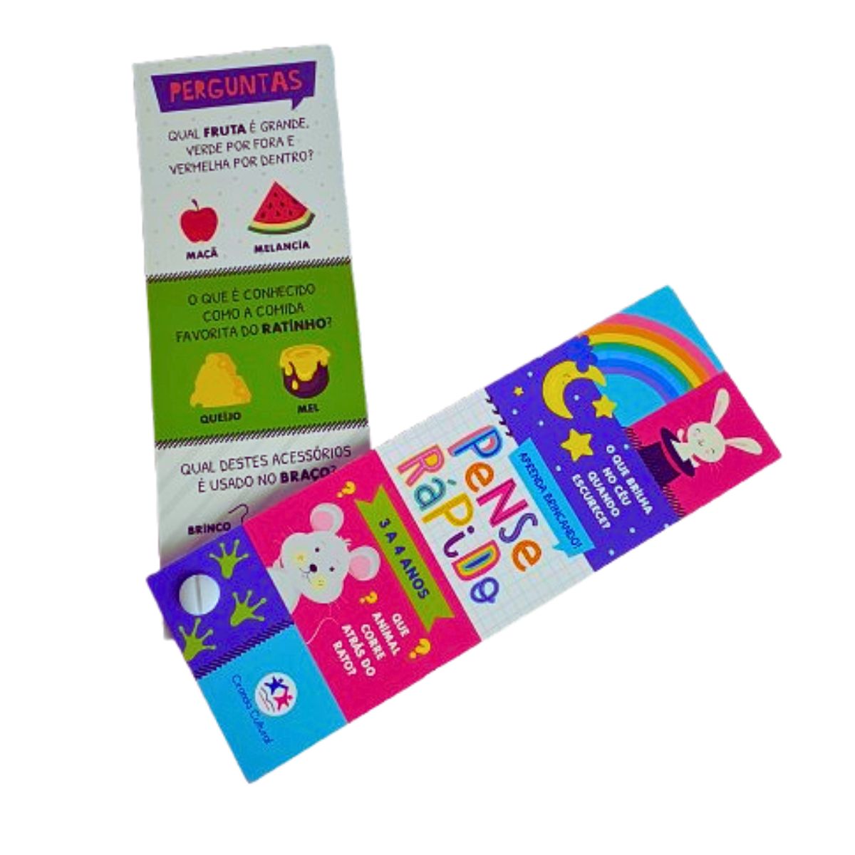 Livro Infantil Flash Cards Pense Rápido / 3 A 4 Anos - Ciranda Cultural