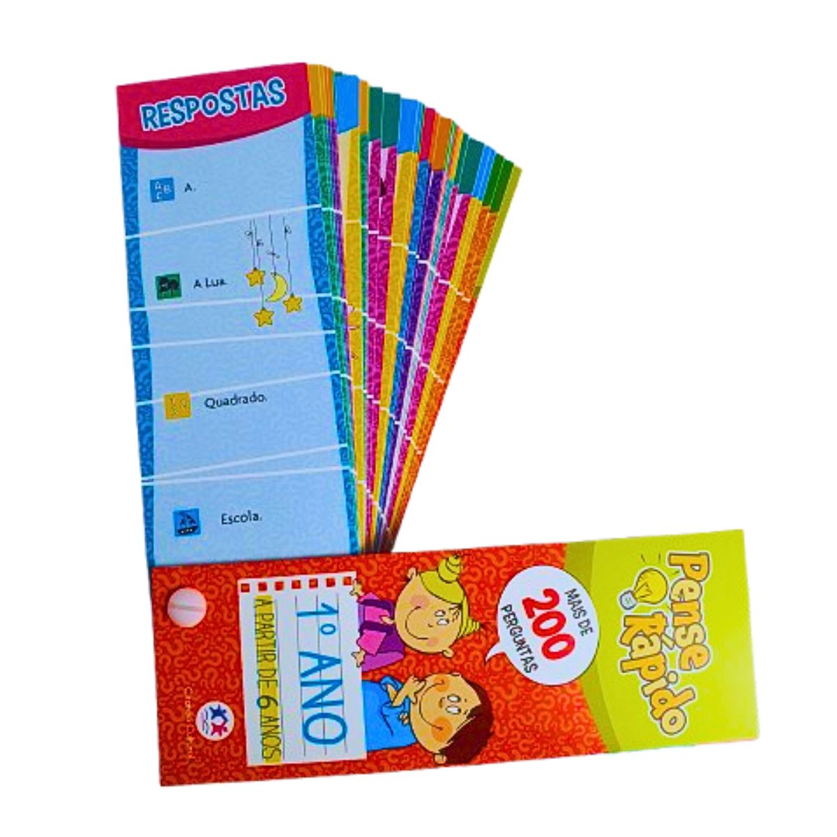 Livro Infantil Flash Cards Pense Rápido / 1° Ano (6 Anos) - Ciranda Cultural