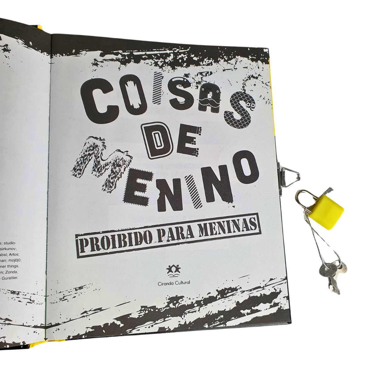 Livro Meu Diário Mágico Coisas De Menino / Proibido Para Meninas + Caneta Mágica - Ciranda Cultural