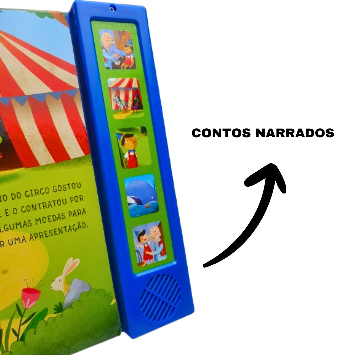 Livro Infantil Sonoro Contos Clássicos Pinóquio / Ler E Ouvir - Ciranda Cultural