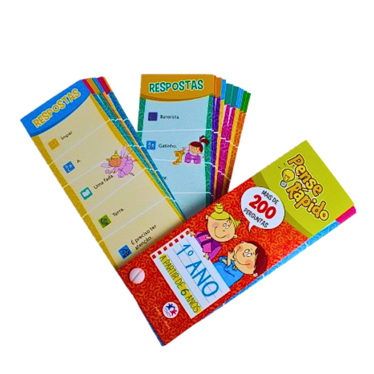 Livro Infantil Flash Cards Pense Rápido / 1° Ano (6 Anos) - Ciranda Cultural