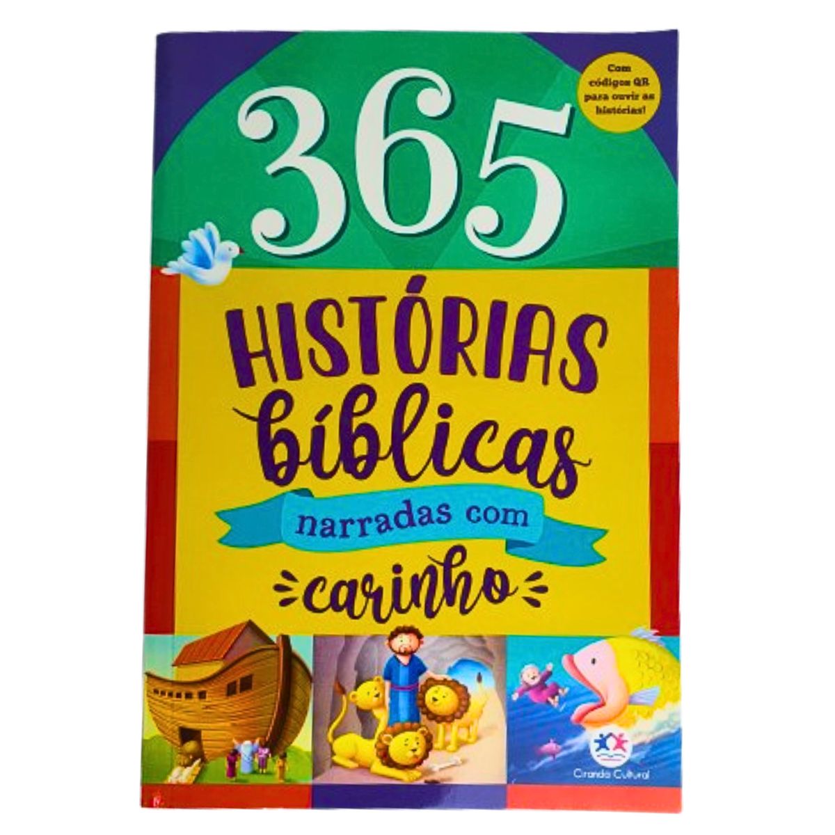 Livro 365 Histórias Bíblicas Narradas Com Carinho - Ciranda Cultural