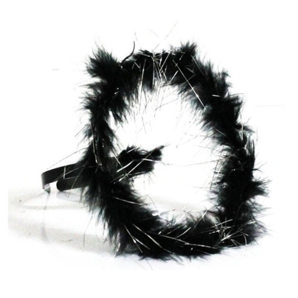 Kit Fantasia Anjo Preto Festa Cosplay Carnaval Halloween Tiara Auréola / Asa