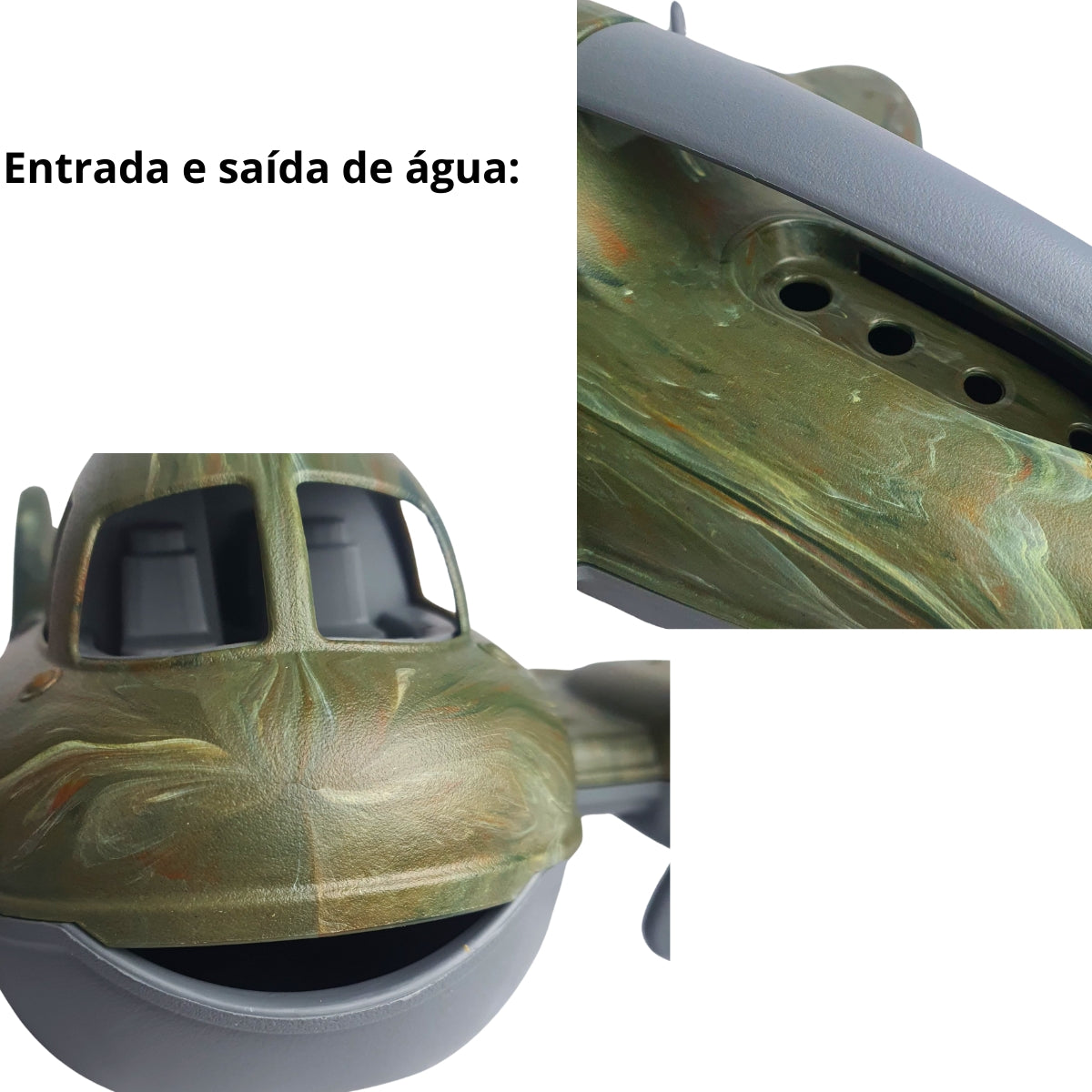 Aqua Plane Força Aérea Patrulha De Combate Camuflado - Brinquedo Para Piscina